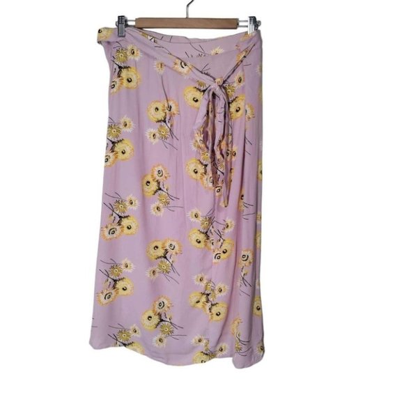 Madewell Dresses & Skirts - Madewell Midi wrap skirt in Dutch Dandelion
